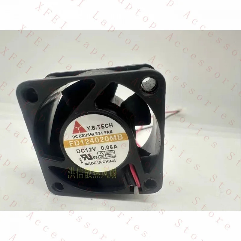 C Y.S.TECH 팬FD124020MB 팬 DC12V 0.06A 2선 4020 4cm