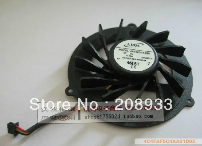 ADDA 노트북 AD5505HX-EB3 KAKC03 5V 0.18A 팬