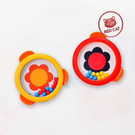 레드캣협력사 락킹 마라카스 랜덤1개 흔들이 악기 음감발달 리듬감 교육완구 감각놀이