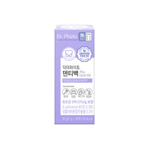 닥터파이토 덴티백 구강유산균 BLIS M18 프로바이오틱스, 잇몸, 입속 30정, 1개