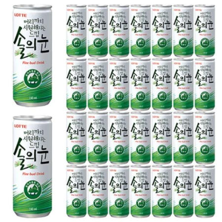 라떼 롯데 솔의눈 30캔 240ml