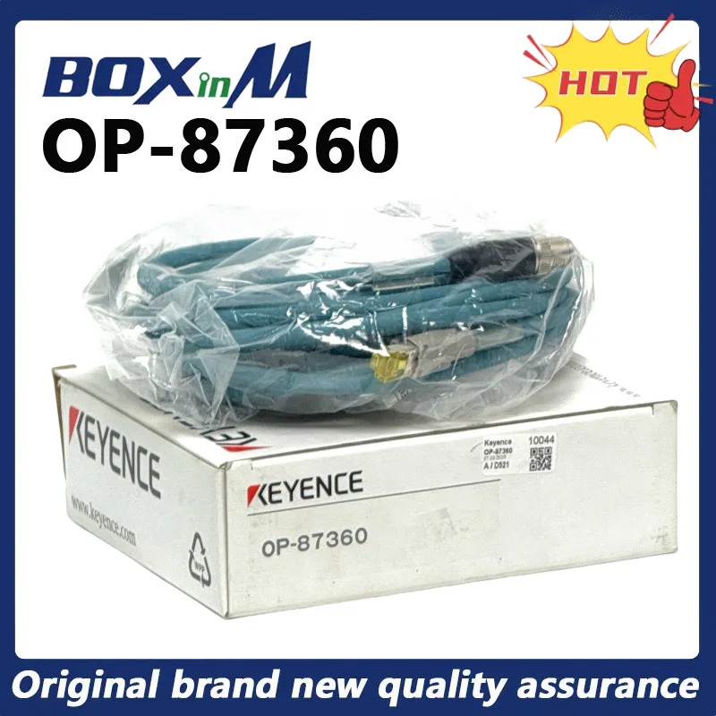 오리지널 KEYENCE OP-87360 센서 이더넷 케이블 NFPA79 5M