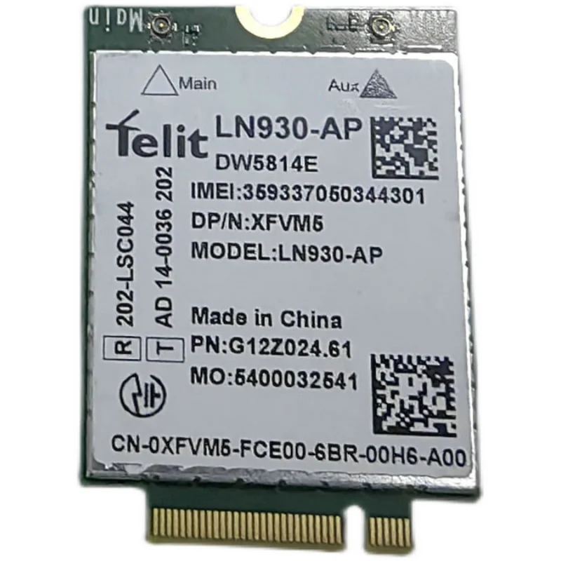 Dell 7280 7480 5280 3520 7520 5580 4G 모듈 LN930-AP DW5814E용