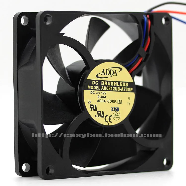 ADDA AD0812UB-A73GP 8025 12V 0.4A 냉각팬JFG