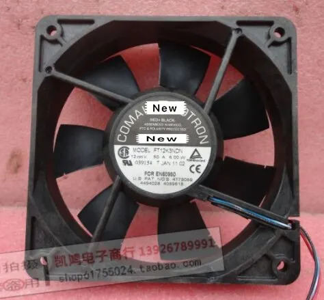 COMAIR ROTRON FT12K3NDN DC 12V 0.50A 120X120X25mm 서버 냉각팬