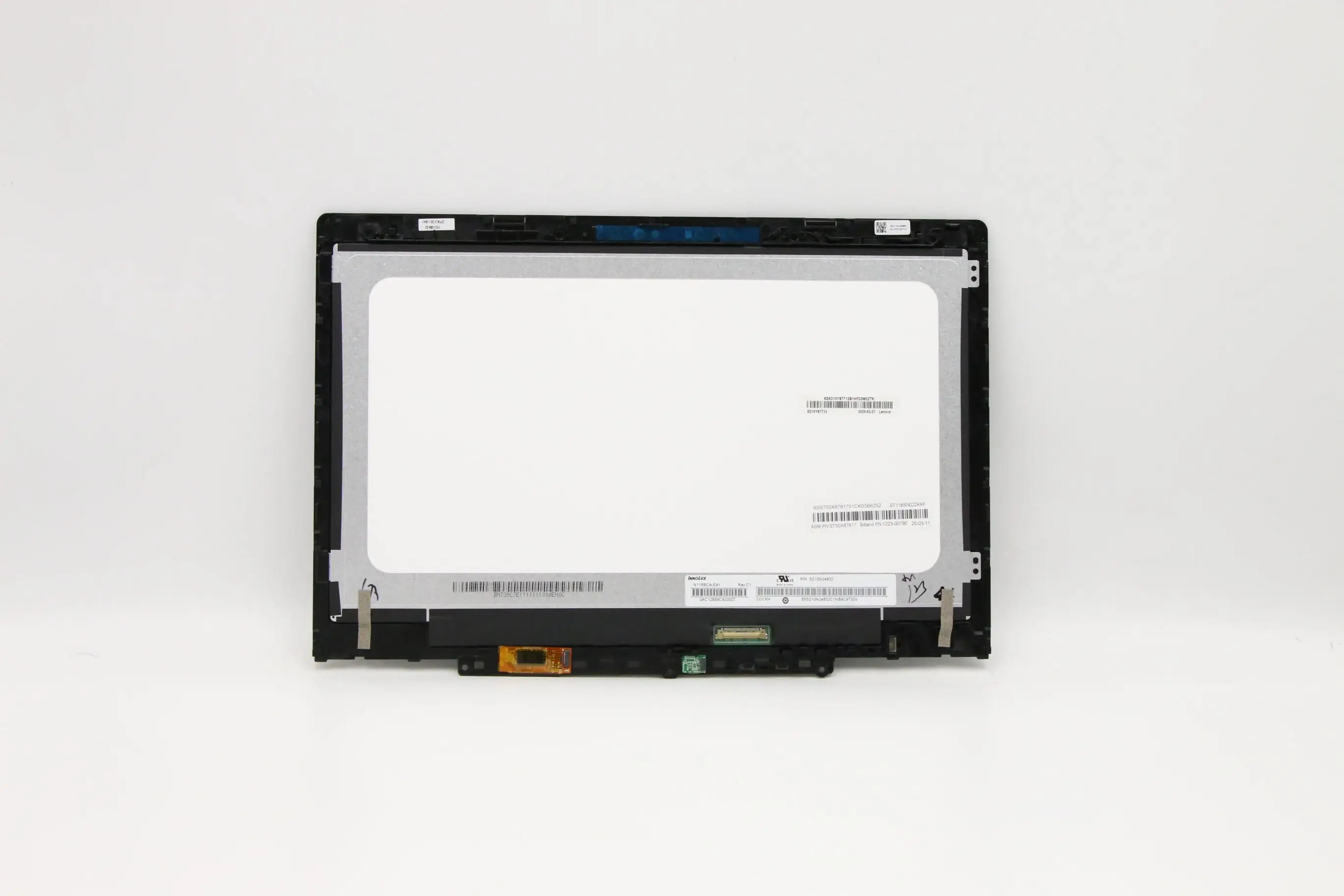 Lenovo호환 300e 크롬북 대 터치스크린AB 케이스가 포함된 LCD 스크린 어셈블리