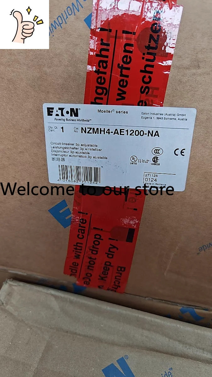 이튼 멀러 NZMH4-AE1200-NA 고전류 차단형 몰드 케이스 회로차단기 UL489 인증 CSA 완료