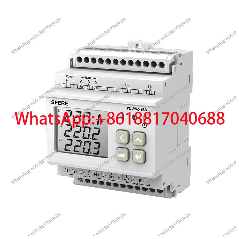 PD195Z-E31/33 DC 다루프 전력계 에너지 미터