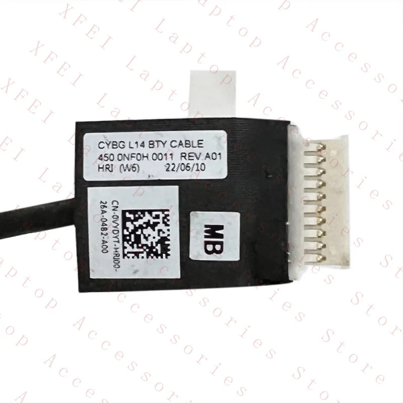 Dell Latitude 3520 3521 3420 450.0NF0H.0001 VYDYT LotC 배터리 연결 케이블