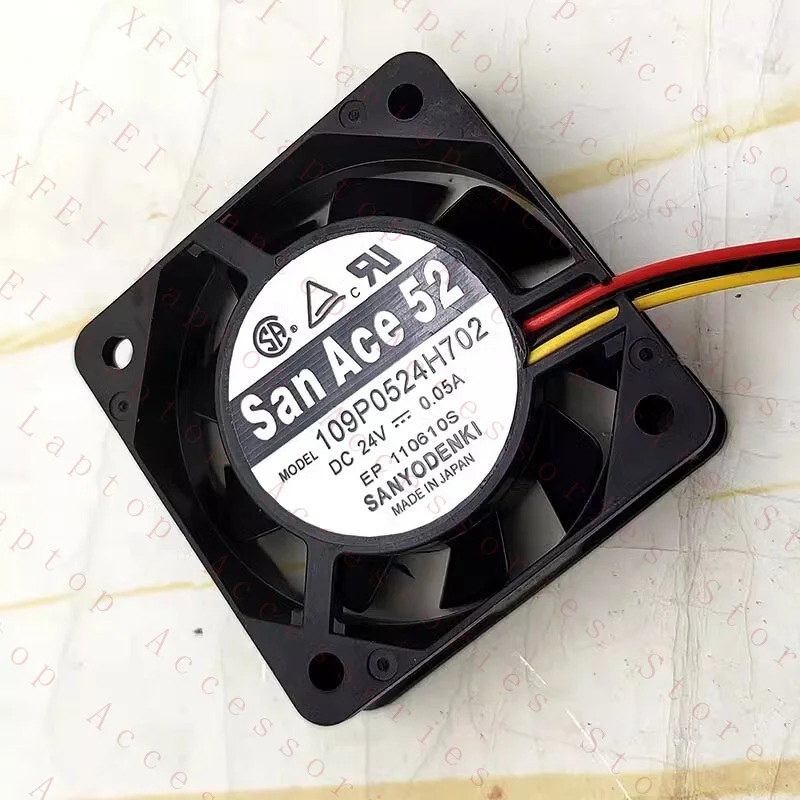C 109P0524H702 DC24V 0.05A 52x52x15MM 인버터 냉각팬