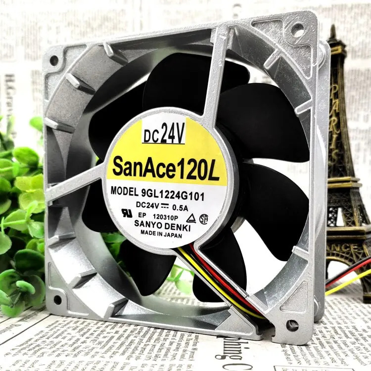 9GL1224G101 12038 24V 0.50A 3개인버터 알루미늄프레임 냉각팬