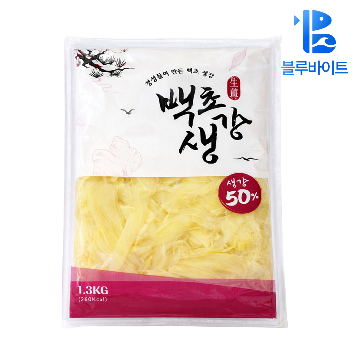 블루바이트 초생강 백초생강 생강절임 1.3kg, 1개 - 상품 이미지