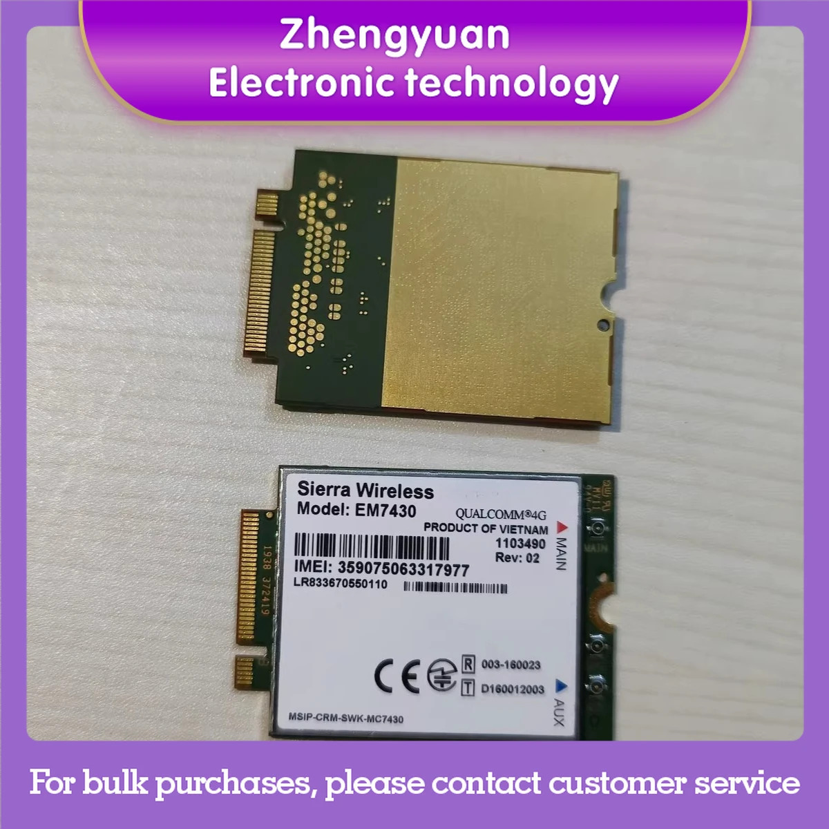 EM7430 일반 버전 4G 모듈경우 전체 Netcom CAT6 DW5816E
