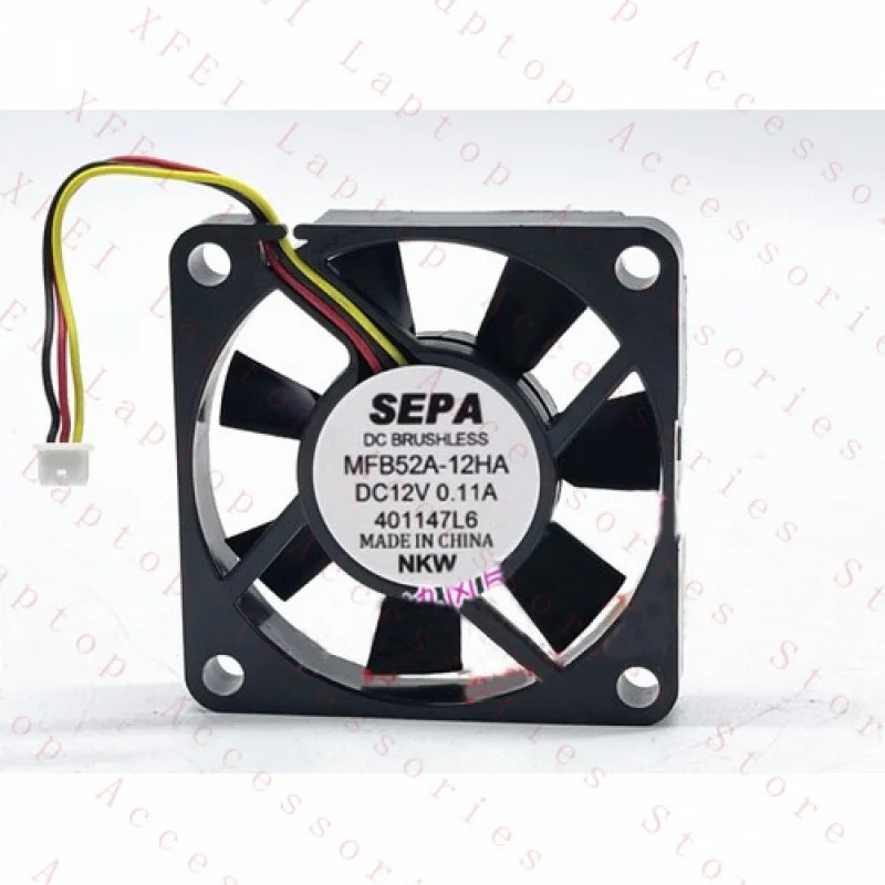 SEPA MFB52A-12HA-001 12V 0.11A 5010 무소음 팬새 C 1개