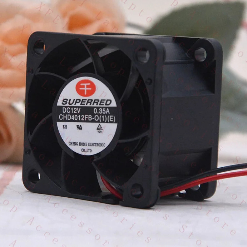 C Thousand Red 12v 0.35A 4028 CHD4012FB-0 스위치 저소음 냉각팬용.