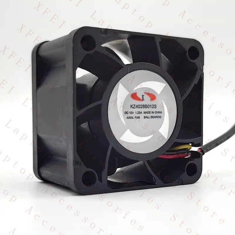 K KZ4028B012S DC12v 1.23A 4CM 4028 3핀 전원 냉각팬