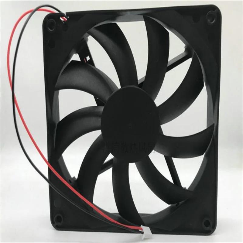 JFG 12V 0.5A HA13525H12F-Z 13.5cm 이선식 DC 팬 전원공급장치 13525팬