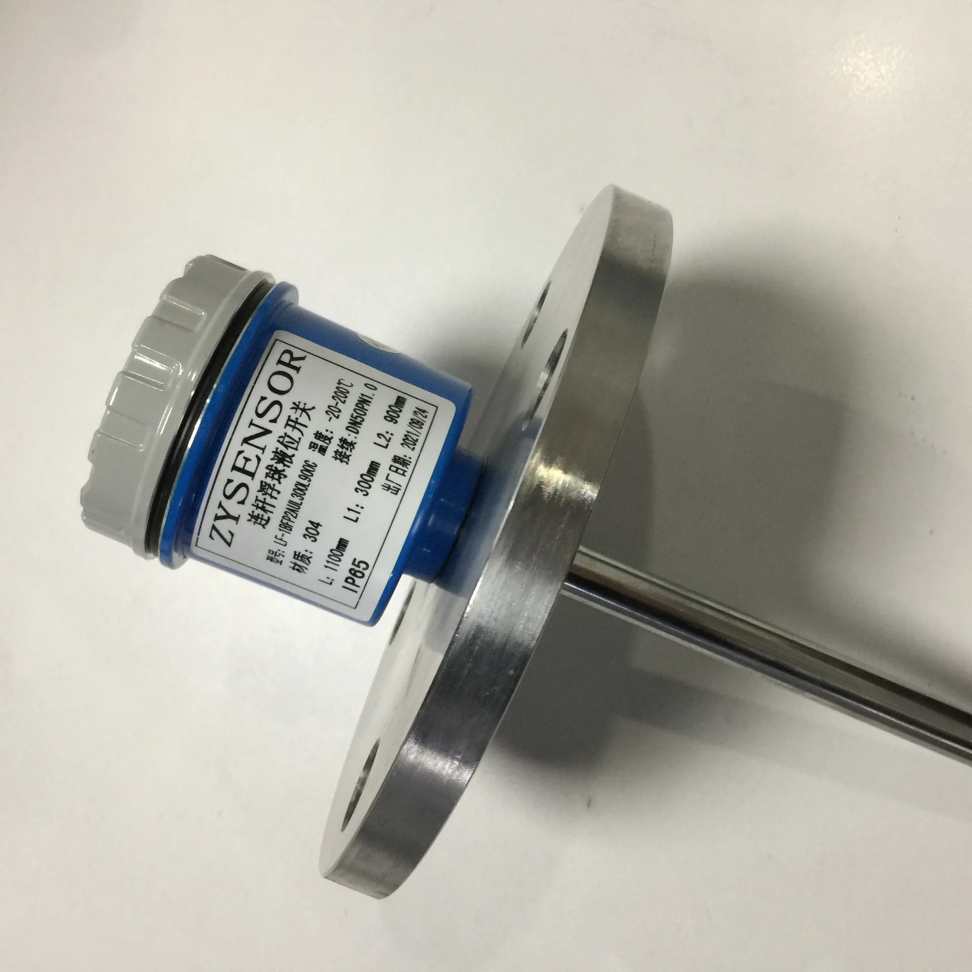 ZYSENSOR 플로트 레벨 스위치 DN50 플랜지 -20-200  LF-1BFP2AUL300L900C