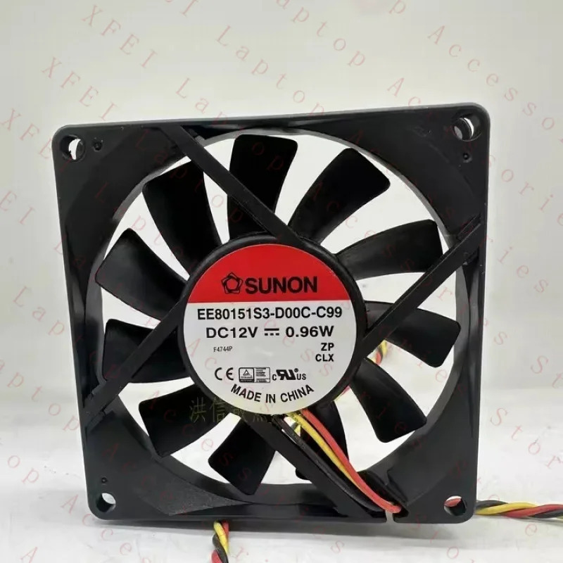 C SUNON 팬EE80151S3-D00C-C99 DC12V 0.96W 8015 80x15MM 3선 냉각팬
