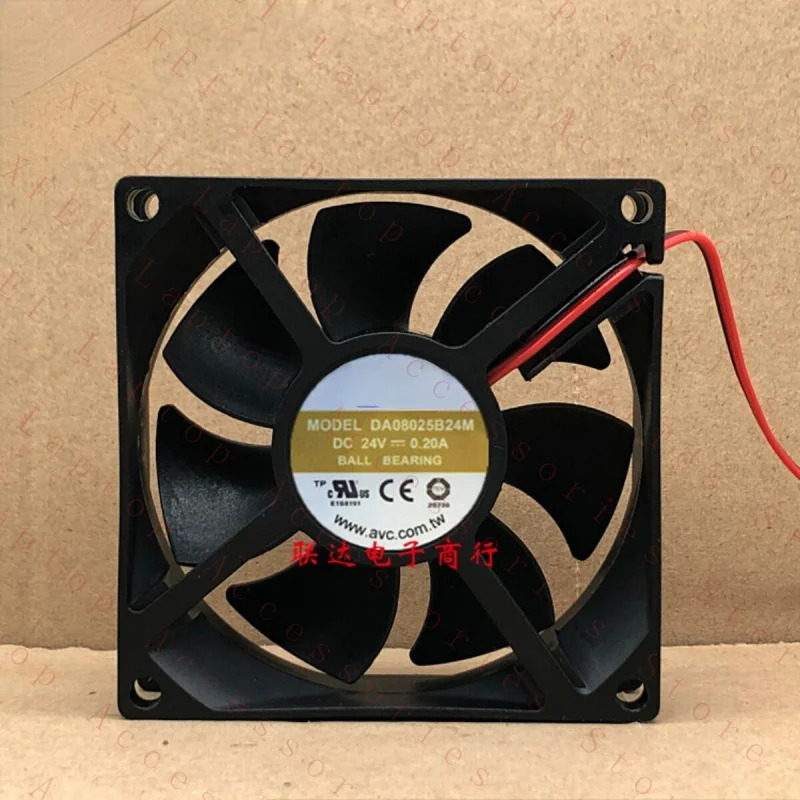 F FOR C DA08025B24M 24V 0.20A 8025 8CM 2선식 고풍량 인버터 팬 E10