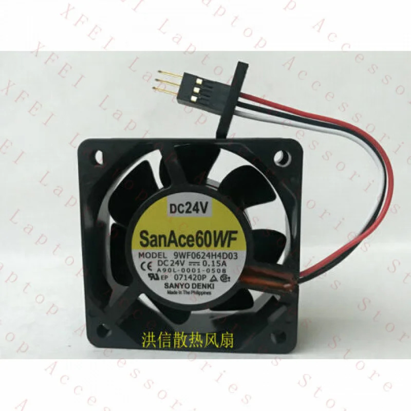 C SAN ACE60WF 6025 9WF0624H4D03 DC24V 0.15A A90L-0001-0508용