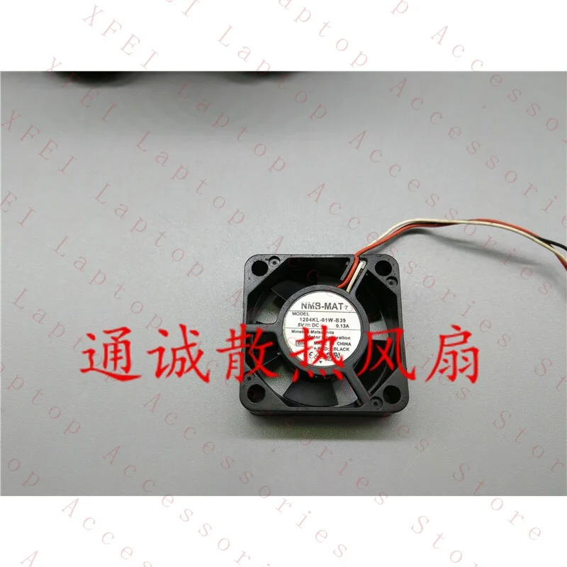 C 오리지널 NMB-MAT 1204KL-01W-B39 5V 0.13A 3CM 3선 TCFAN 냉각팬