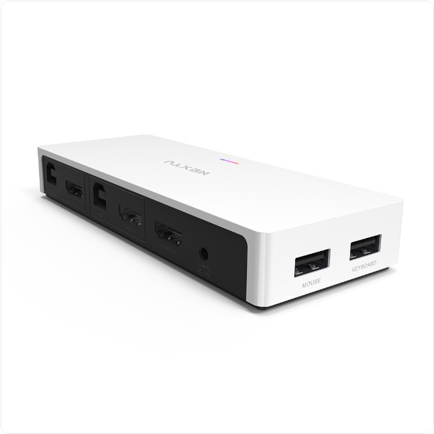 4K 2포트 HDMI USB KVM 스위치 PC 2대 키보드 마우스 공유기 - 상세 이미지 3