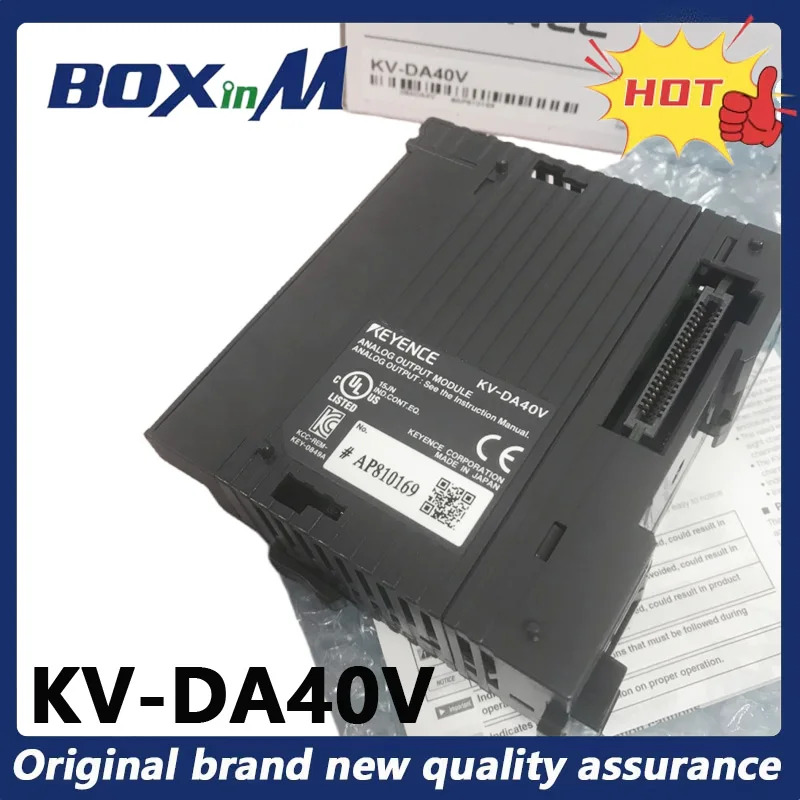 KEYENCE KV-DA40V D/A 변환기 유닛 아날로그 출력 4채널 프로그래밍 컨트롤러 PLC