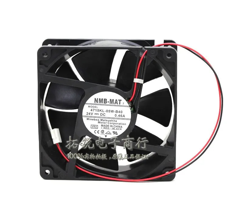 NMB 4715kl-05w-B40 12038 24V 0.46a 12cm 인버터 더블 볼 팬