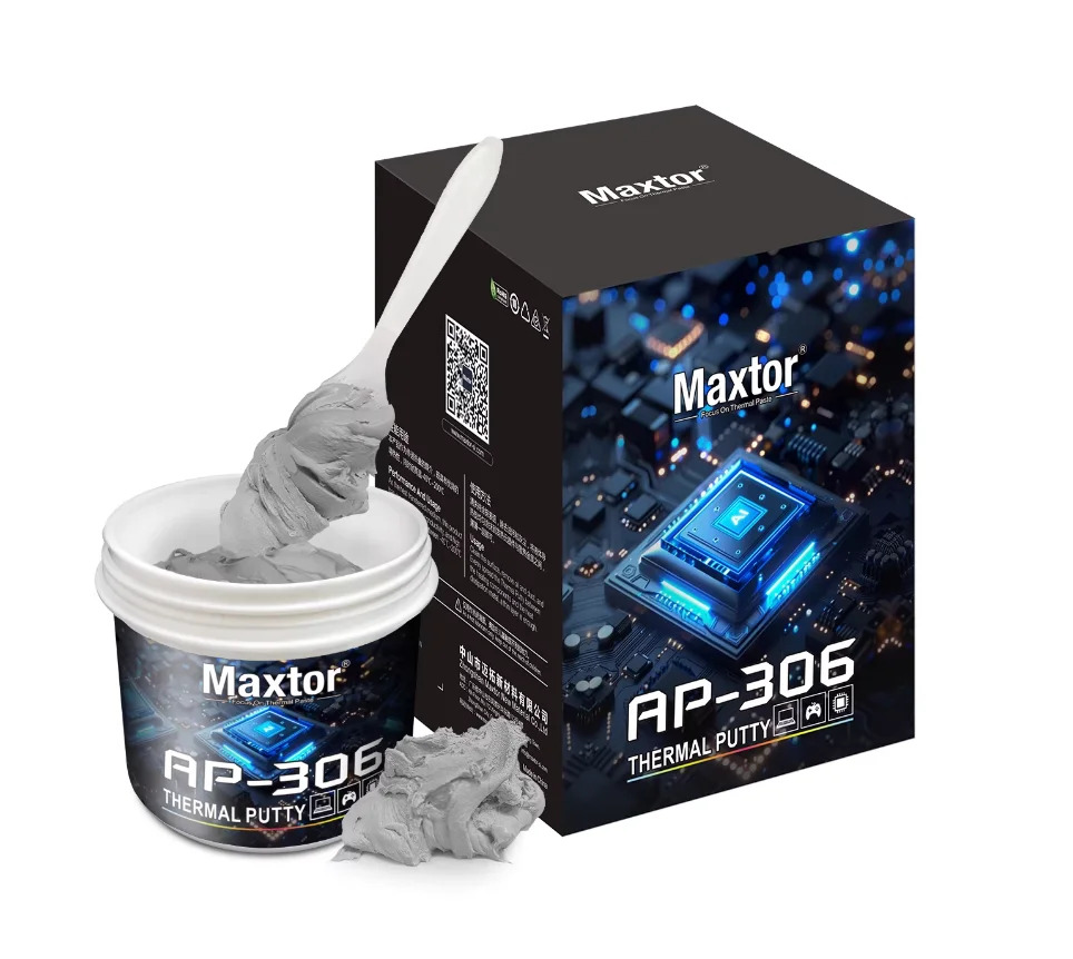 맥스토르 서멀 퍼티 AP-306 100g 노트북 CPU GPU 팬 PC전도성 소재 효율적방열 전달