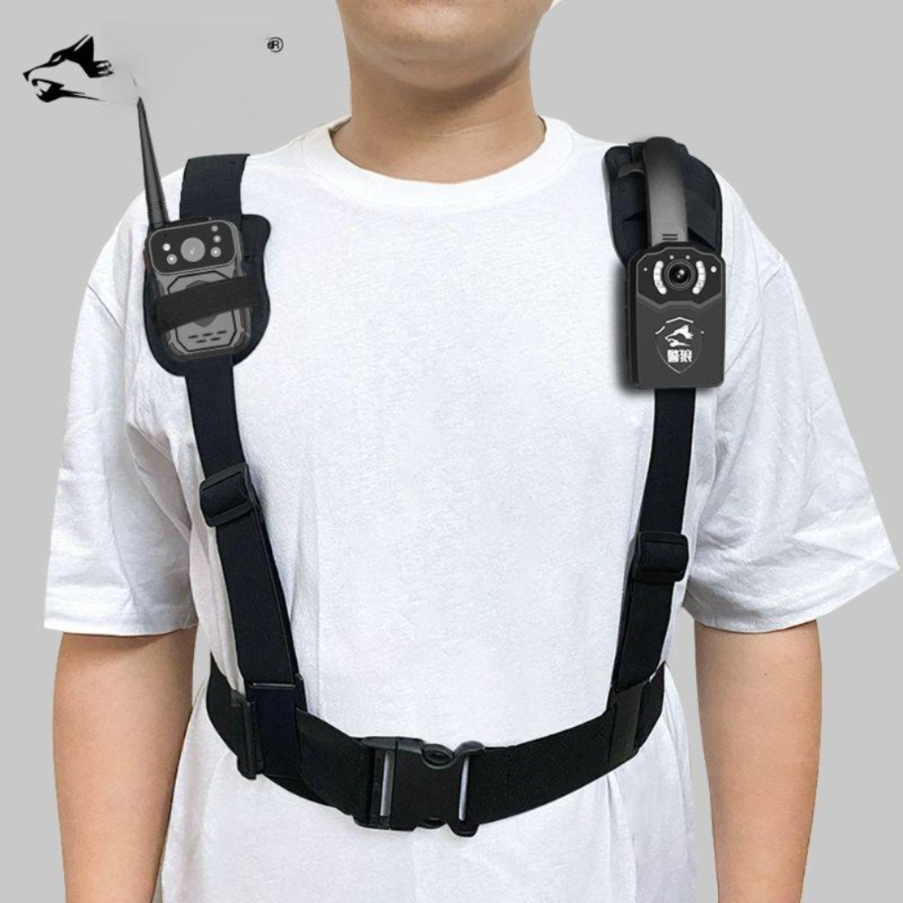 경찰용 녹화기 듀얼 스트랩 워키토휴대폰 고정 표준 단일 벨크로 포함 여름용 75kg 이하 - 상품 이미지