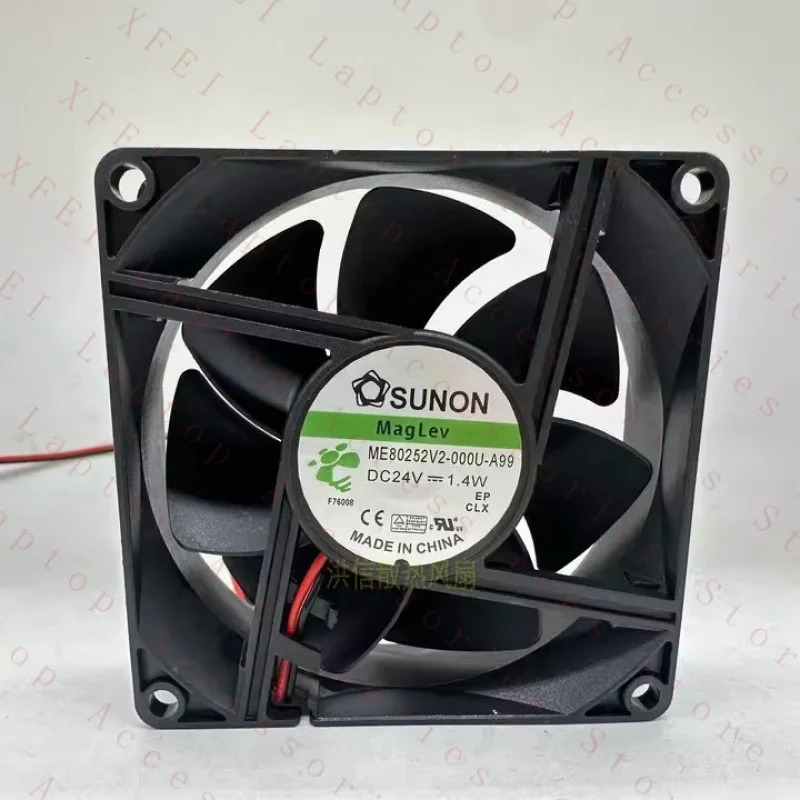 C SUNON 팬 ME80252V2-000U-A99 DC24V 1.4W 8025 80x25MM 2선 냉각팬