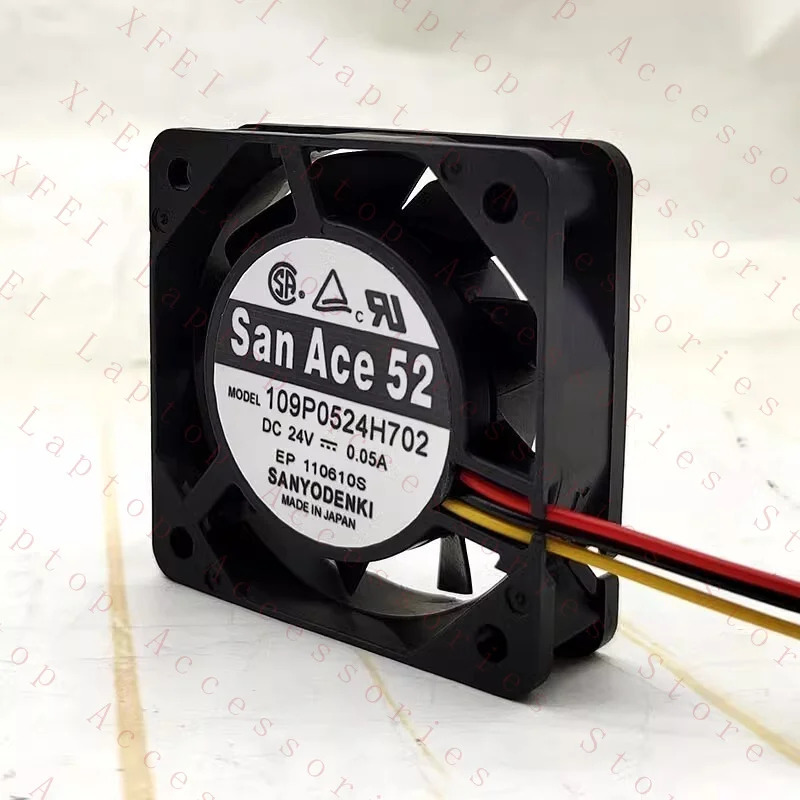 C 109P0524H702 DC24V 0.05A 52x52x15MM 인버터 냉각팬