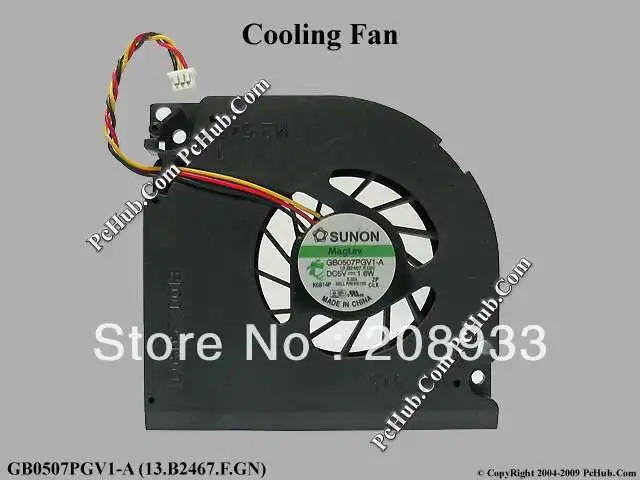 SUNON gb0507pgv1-a 13.b2467.f.gn 5V 1.6W 노트북 팬