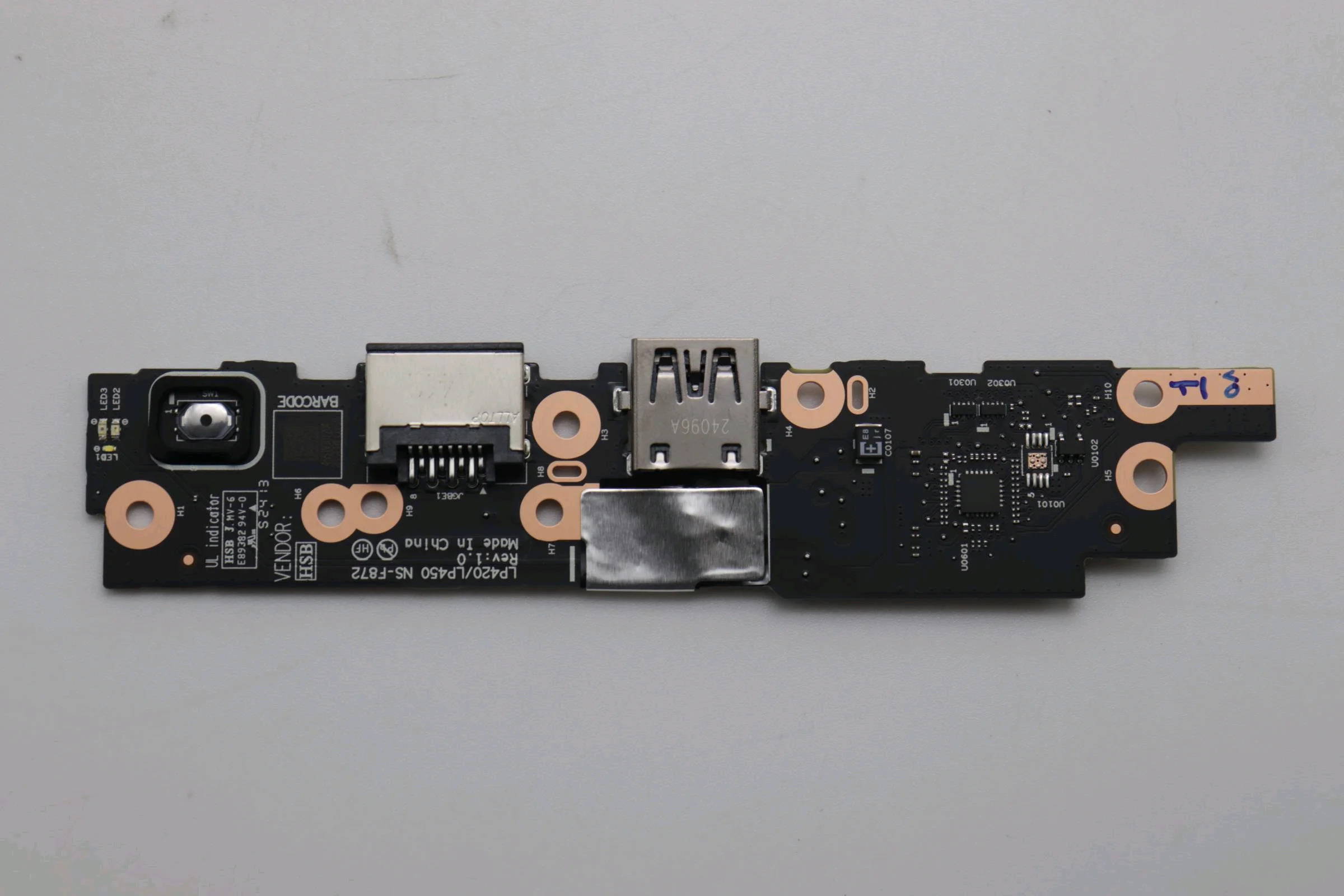 ThinkPad T14s Gen5 스위치 보드네트워크 포트 보드 USB 소형 5C51P67042 NS-F872