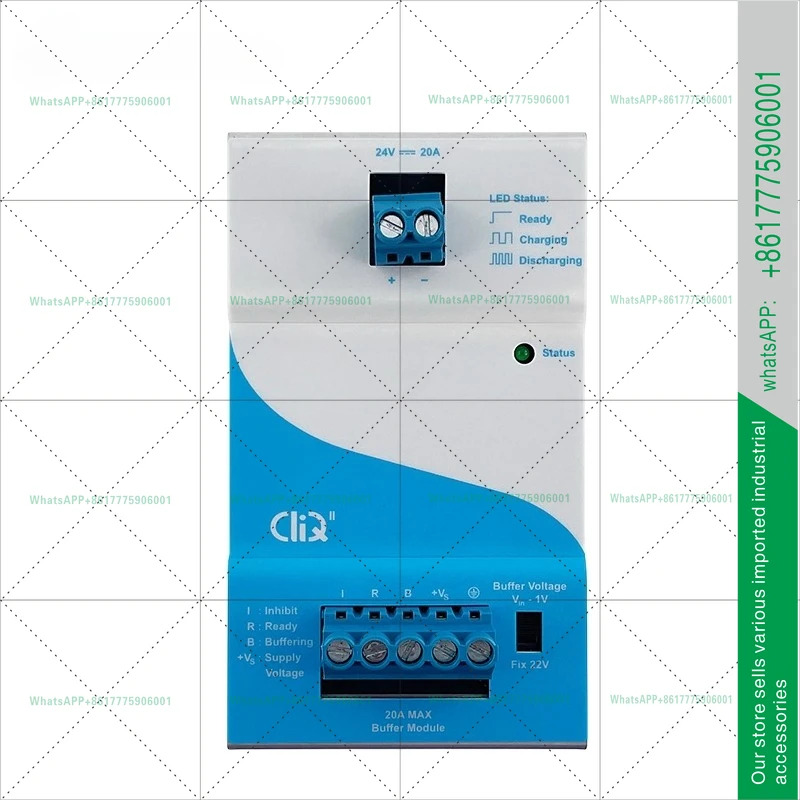 DRB-24V020ABN 버퍼 모듈 24V 20A 삼방수 가이드 레일 전원공급장치
