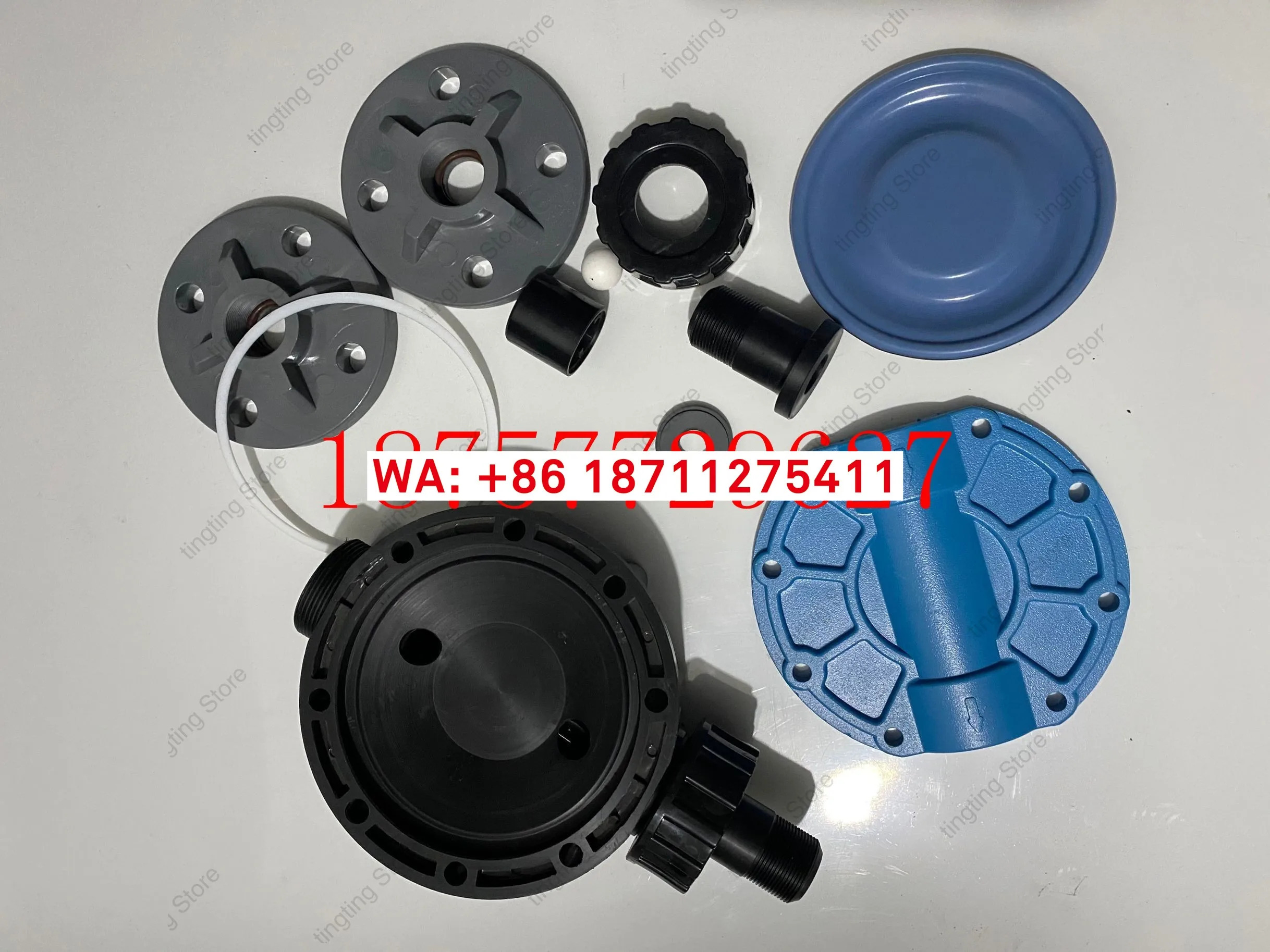 IWAKI 계량 펌프 헤드 액세서리 LK-F47VS-04 LK-F57VC-04 다이어프램 PVC 쉘