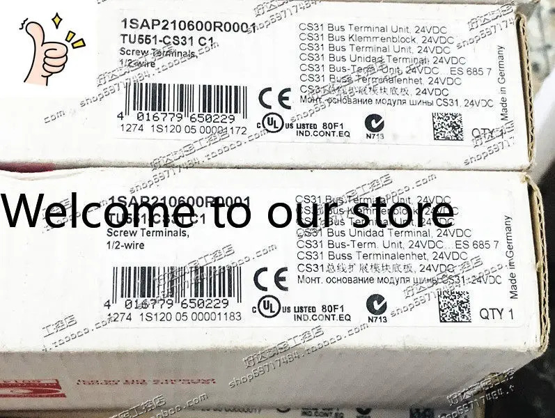 오리지널 ABB 확장 모듈 TU551-CS31 C1 1SAP210600R0001
