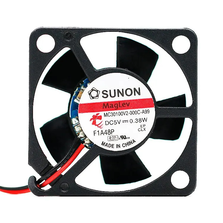 Sunon MC30100V2-000C-A99 3010 5V 0.38W 조용냉각팬 4.6CFM 8000RPM 2cps 30mm 팬