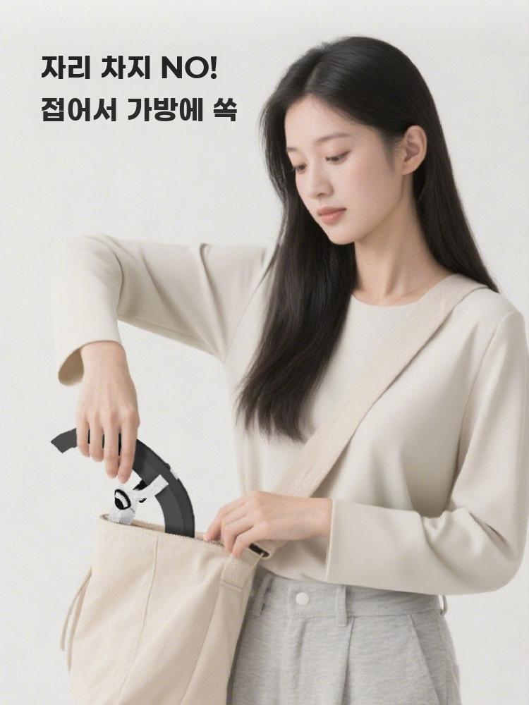 접이식헬멧 휴대용 헬멧 폴딩 초경량 킥보드 공유 자전거 레드 - 상세 이미지 4