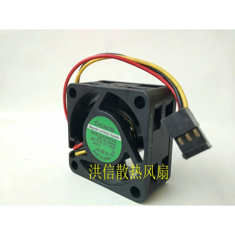 C SUNON 팬KDE1204PKVX DC12V 1.6W 40x40x20mm 스위치 냉각팬 3핀