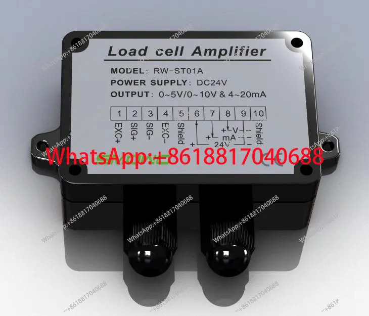 무게 측정 토크 트랜스미터 스트레신호 증폭기 RW-ST01A PLC 출력 420mA