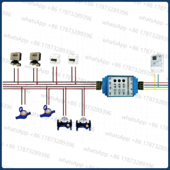 절연형 RS485MBUS 마스터 변환기 50/80/100 로드 선택 가능