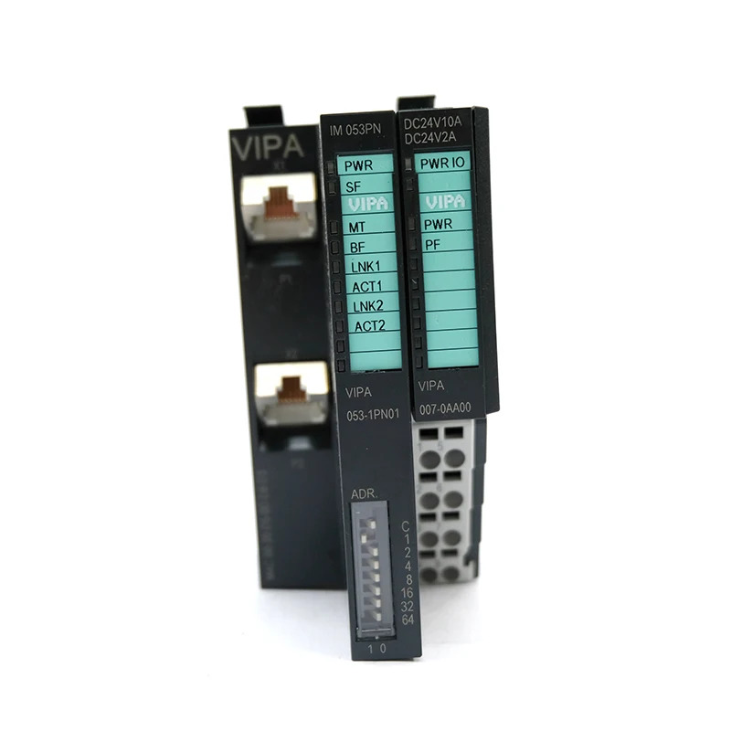 고성능 고속 통신 100Mbit S 풀 듀플렉스 64모듈 PROFINET IO 슬레이브 인터페이스 모듈 053-1PN01