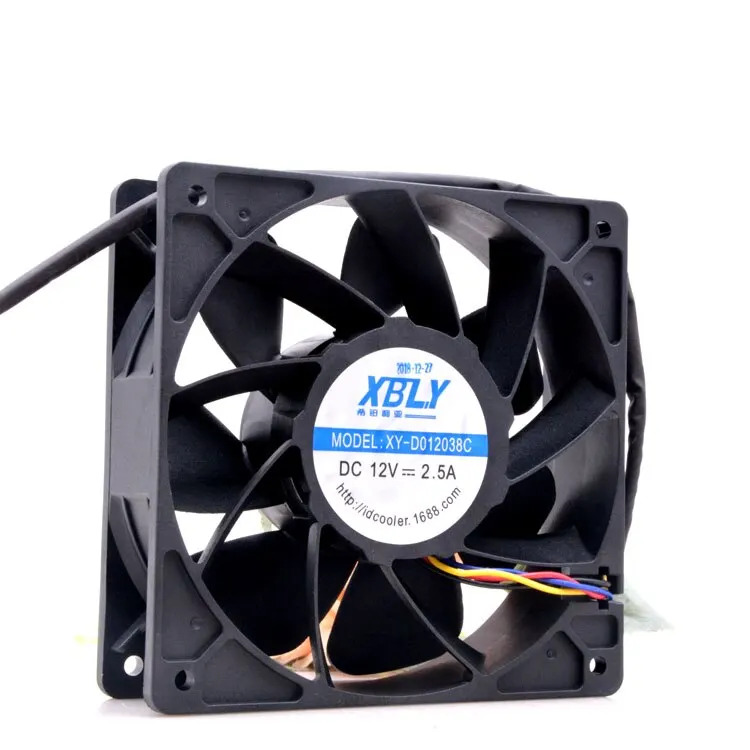 Xbly XY-D012038 C 12038 12V 2.5A 온도 에어 속도냉각팬 12CM