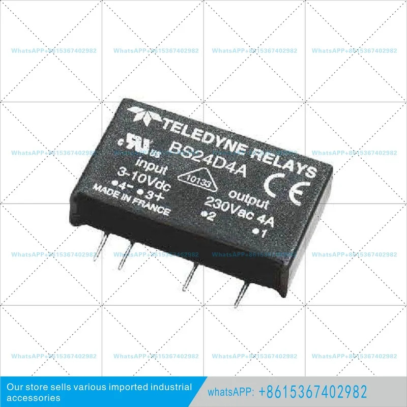 BS24D4A 릴레이 PCB 마운트 4A 280 VAC 3-10VDC 8-30 Vdc