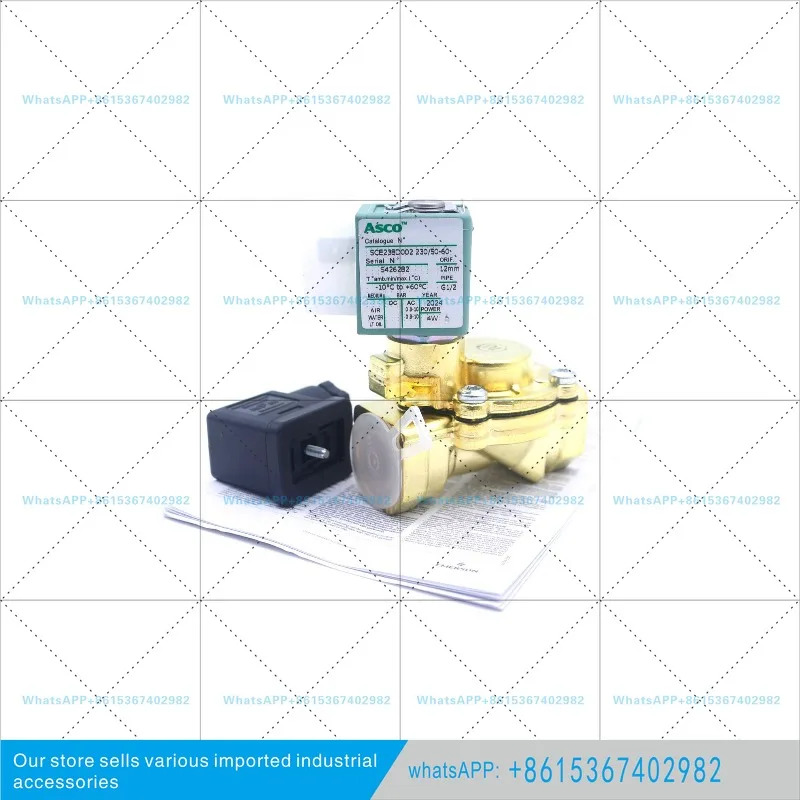 ASCO 오리지널 SCE238D002 01 03 04/5/워터 솔레노이드 밸브