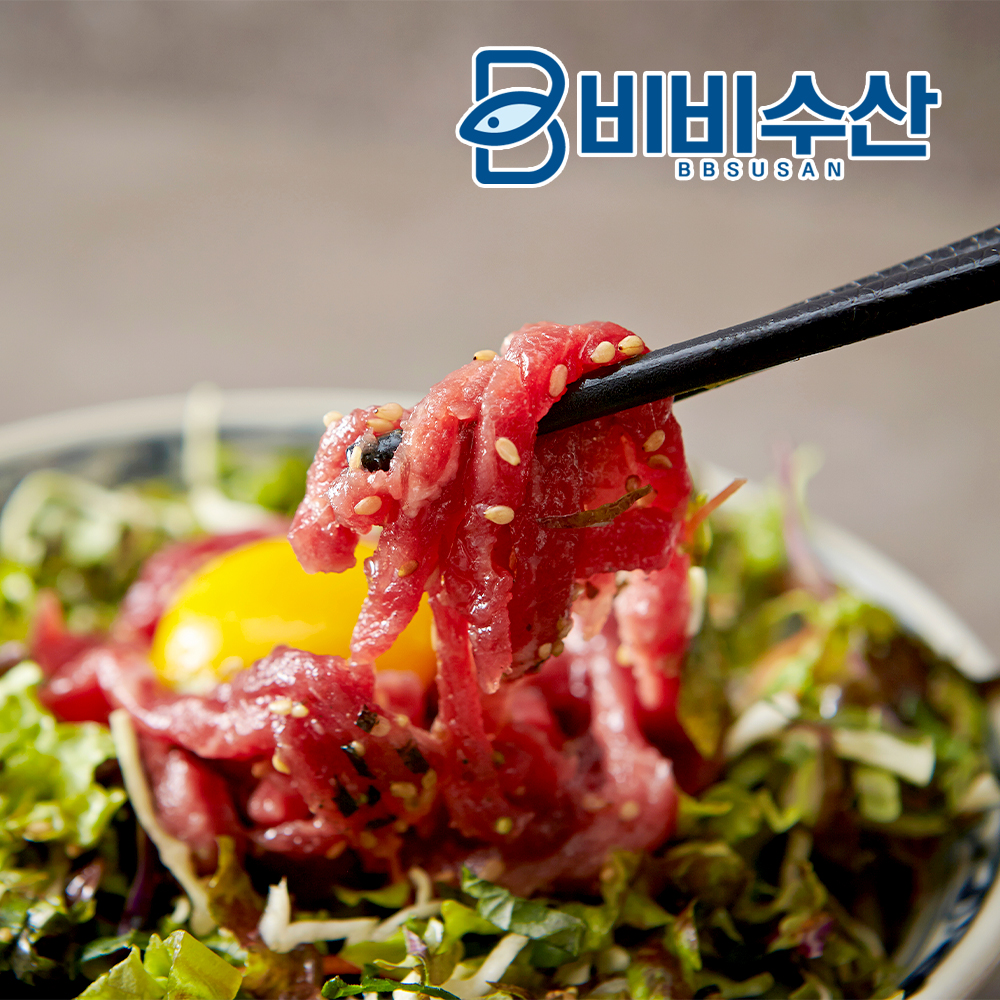 호주산 청정우 육회 500g 소스 2종 우둔살 육사시미 이미지 3