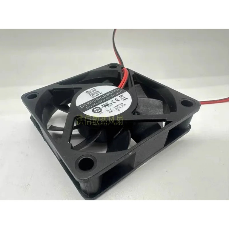 C GLOFN 팬GFA06015H12H DC12V 0.16A 6015 60x15MM 2선