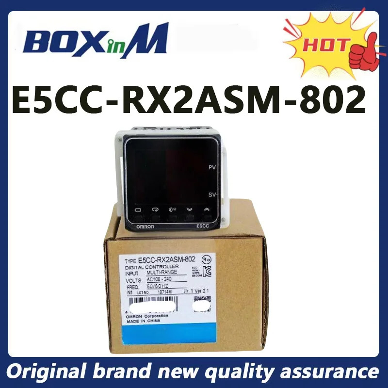 원본 E5CC-RX2ASM-802 온도 컨트롤러 제어 미터 디지털 디스플레이
